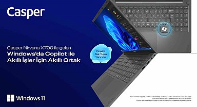 Casper Nirvana bilgisayarlar Windows 11 Pro ile maksimum güvenlik ve verimlilik sunuyor