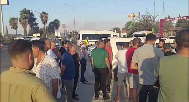 Ceza yiyen sürücü kendini ve aracını yakmaya çalıştı