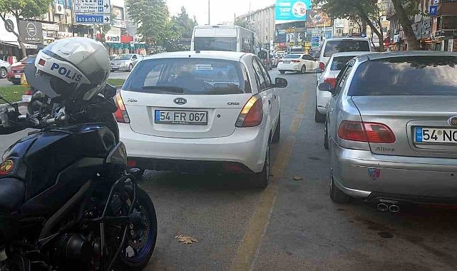 Çift sıra ve uygunsuz park eden 115 araç sürücüsüne 79 bin TL ceza kesildi