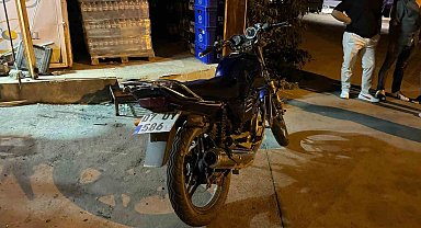 Ciple motosiklet çarpıştı: 1 yaralı