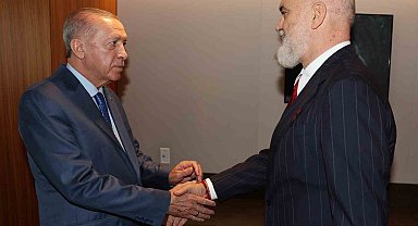 Cumhurbaşkanı Erdoğan, Arnavutluk Başbakanı Rama'yı kabul etti
