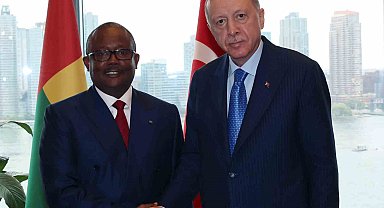 Cumhurbaşkanı Erdoğan, Gine Bissau Cumhurbaşkanı Embalo ile görüştü