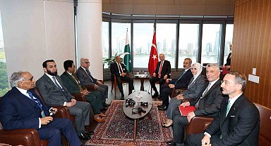 Cumhurbaşkanı Erdoğan, Pakistan Başbakanı Şerif'i kabul etti