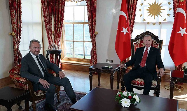 Cumhurbaşkanı Erdoğan, SDA Genel Başkanı İzetbegoviç'i kabul etti