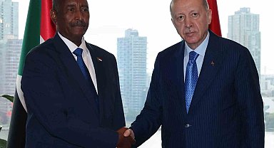 Cumhurbaşkanı Erdoğan, Sudan Egemenlik Konseyi Başkanı El Burhan ile görüştü