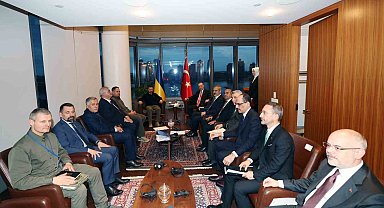 Cumhurbaşkanı Erdoğan, Ukrayna Devlet Başkanı Zelenskiy'le görüştü