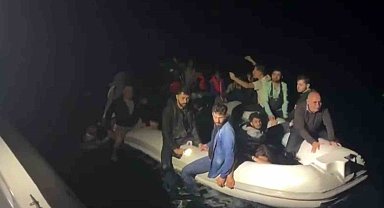 Dalaman açıklarında 22 düzensiz göçmen kurtarıldı