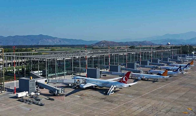 Dalaman Havalimanı 8 ayda 4 milyon yolcuya hizmet verdi