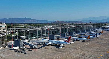 Dalaman Havalimanı 8 ayda 4 milyon yolcuya hizmet verdi