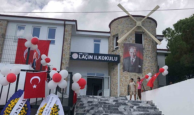 Datça'da hayırsever tarafından yaptırılan okulun açılışı yapıldı