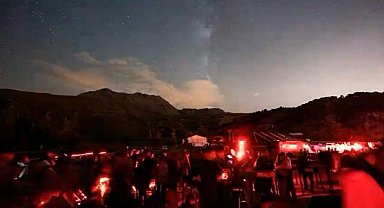 Davraz Kayak Merkezi'nde "Gökyüzü Gözlem Şenliği" düzenlendi