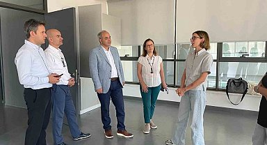 Denizli OSB heyeti Antalya OSB Teknoparkta incelemelerde bulundu