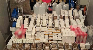 Denizli'de binlerce kaçak tütün ürünü ele geçirildi