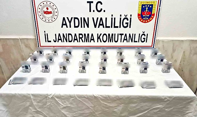 Didim'de işyeri baskınında elektronik sigara ele geçirildi