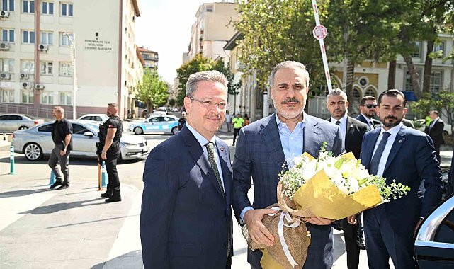 Dışişleri Bakanı Hakan Fidan Manisa'da