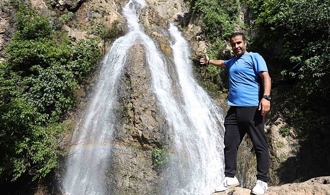 Doğa harikası şelaleye zarar veren patlatmayla ilgili maden firmasının faaliyetleri durduruldu