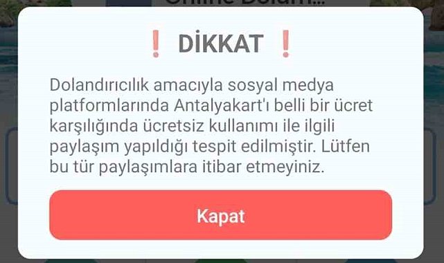 Dolandırıcıların yeni hedefi ulaşım kartları