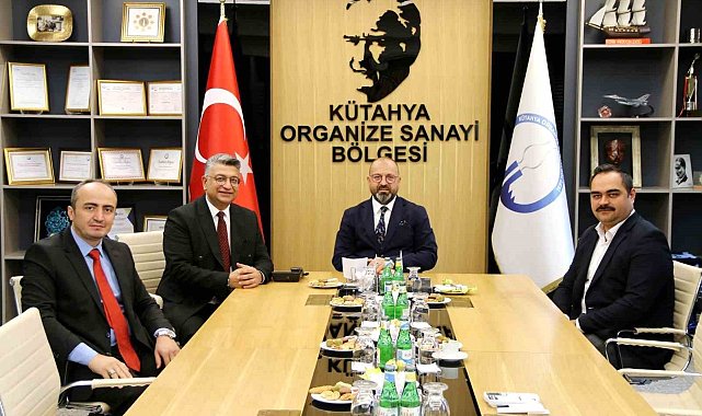 DPÜ Rektörü Süleyman Kızıltoprak, Kütahya OSB yönetimini ziyaret etti