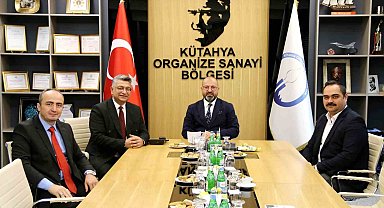 DPÜ Rektörü Süleyman Kızıltoprak, Kütahya OSB yönetimini ziyaret etti