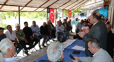 Dutluca'da çiftçi toplantısı düzenlendi