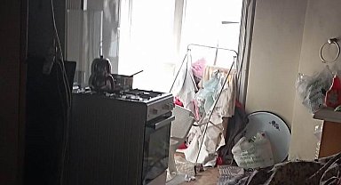 Edremit'te mutfakta yangın çıktı