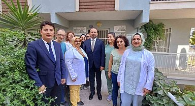 Efeler'deki sağlık merkezlerinde incelemelerde bulunuldu