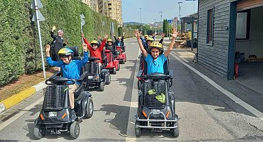 Eğitim ve eğlence Trafik Parkı'nda bir arada