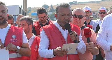 Eker Süt Fabrikası'nda eylem