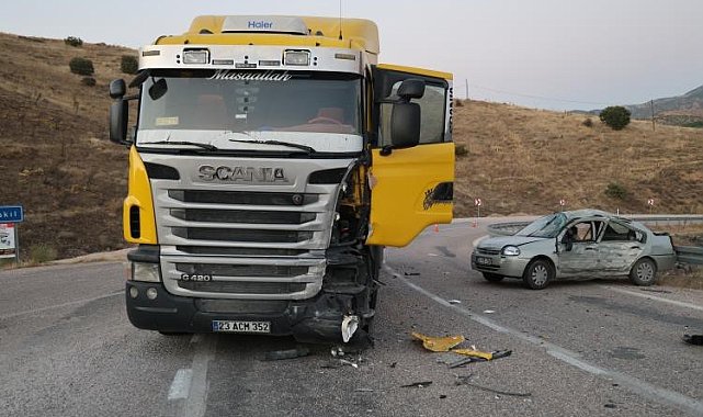 Elazığ'da Ağustos ayında 309 kaza meydana geldi