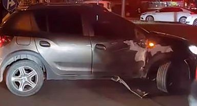 Elazığ'da otomobil ile motosiklet çarpıştı: 1 yaralı