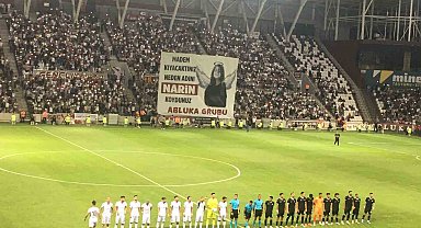 Elazığspor taraftarından 'Narin' pankartı