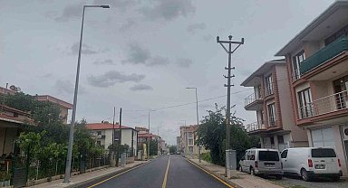 Elektrik direğinde kumru yuvası bulundu, çalışma ertelendi