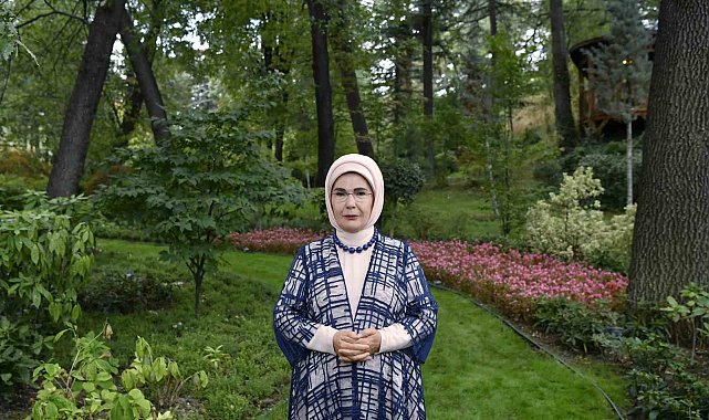 Emine Erdoğan, Kiev'deki 4. Lider Eşleri Zirvesi'ne video mesaj gönderdi