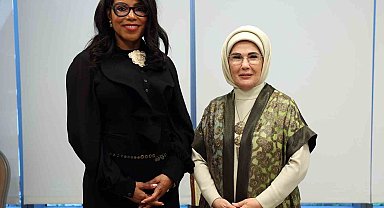 Emine Erdoğan, Malcolm X'in kızı Shabazz ile görüştü