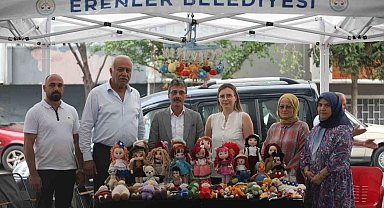 Erenler'de "Hanımeli ve 2. El Pazarı" ilk kez kuruldu