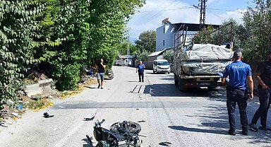Erzin'de trafik kazası: 1 yaralı