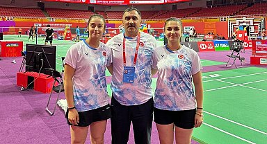 Erzincanlı milli badmintoncular Dünya Şampiyonası için Çin'e gitti