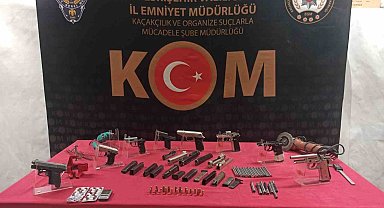 Eskişehir'de polisten silah atölyesine operasyon