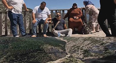 Fpv dronun çektiği görüntüleri izleyen vatandaşın korku dolu anları gülümsetti