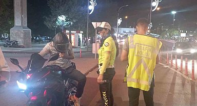 Gaziantep'te 59 motosiklet sürücüsüne 270 bin TL ceza