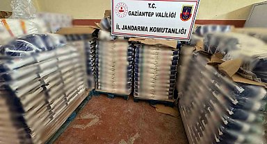 Gaziantep'te piyasa değeri 2 milyon 955 bin TL'lik sahte deterjan ele geçirildi