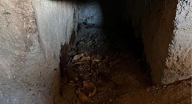 Gaziantep'te temel kazısı yapılırken Roma dönemine ait mezar bulundu