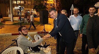 Gediz'de gezen sinema büyük ilgi gördü