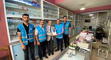 Genç gönüllülerden genç esnafa ziyaret