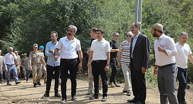 Genç Kaymakamı, köy sakinleriyle bir araya geldi