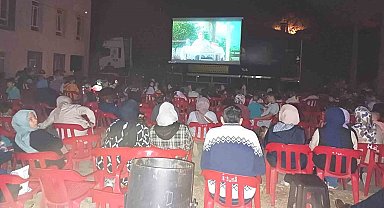 Gezen Sinema tırı Hisarcık'ta