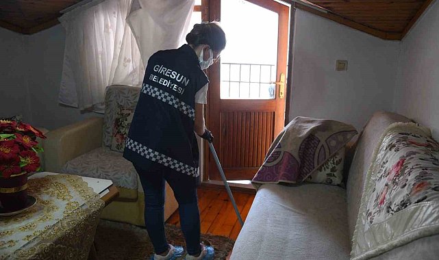 Giresun Belediyesi'nin evde bakım hizmeti yaşlı ve engellilerin umudu oldu