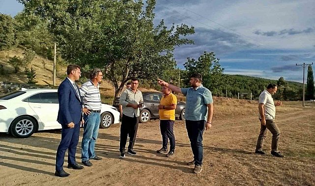 Gökler Beldesinde spor yatırımları için hazırlıklar devam ediyor