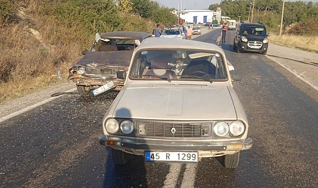 Gördes'te trafik kazası: 4 yaralı