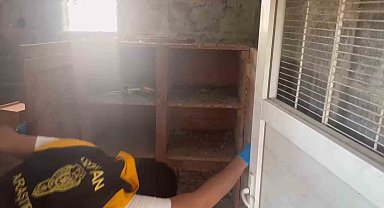 Güvercin kulübesinden 'Kalaşnikof' çıktı